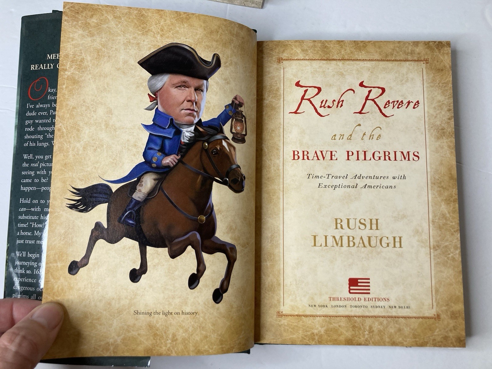 Rush Revere Complete Book Set Limbaugh Illustrated American History Hardcover DJ