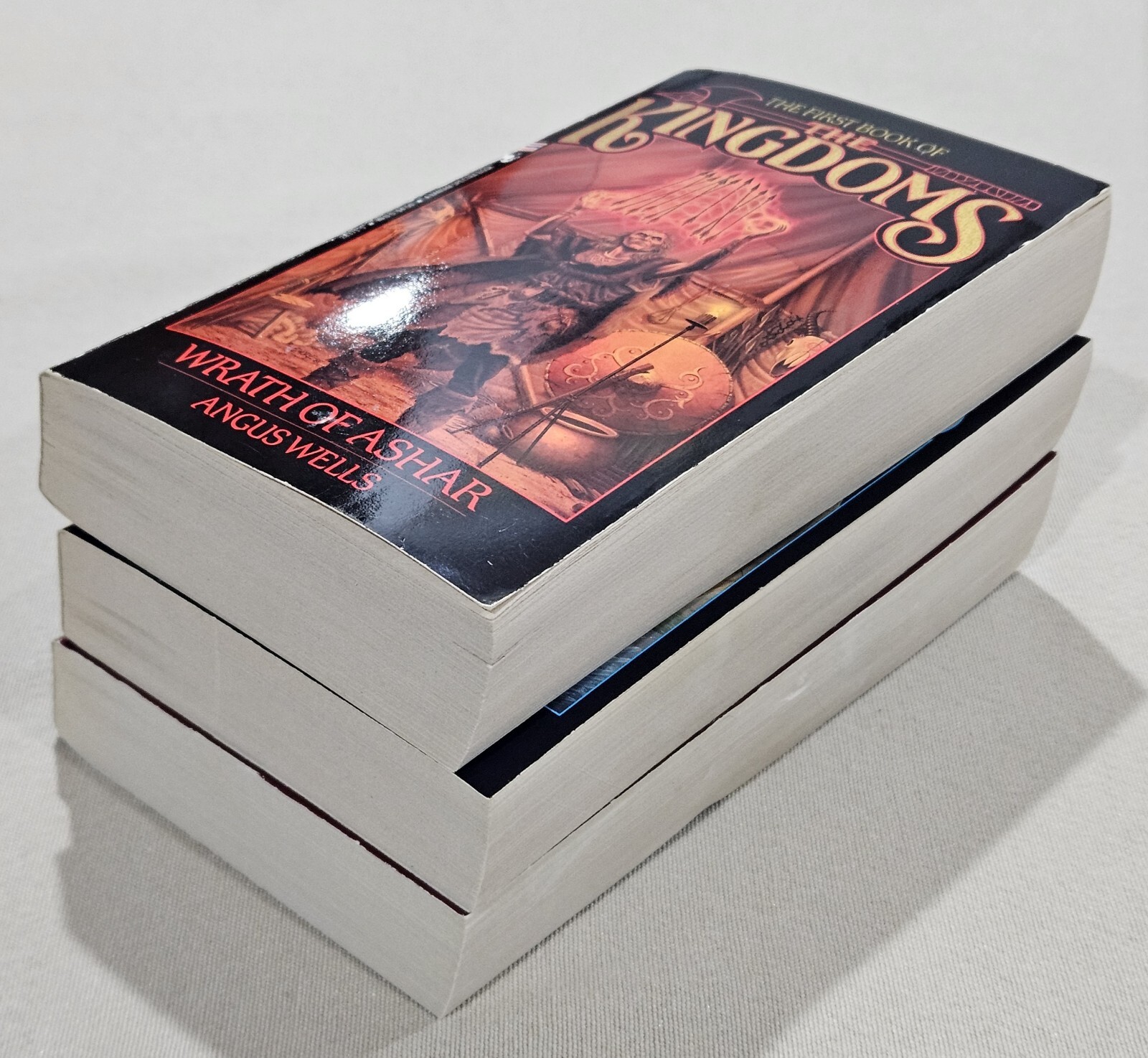 The Kingdoms Trilogy Set Book 1-3 Paperback Angus Wells Fantasy First Edition