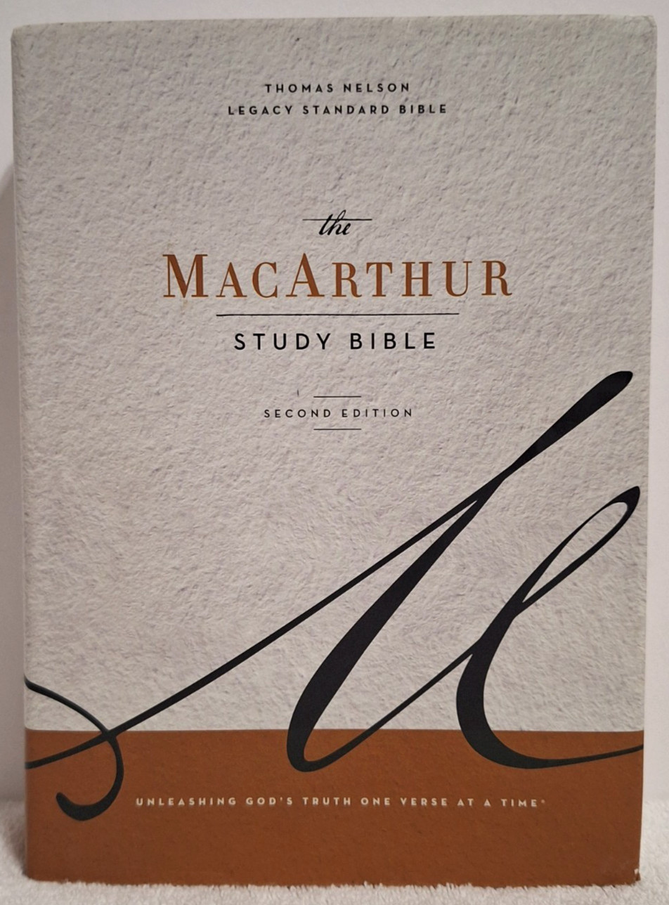 The MacArthur Study Bible, 2nd Edition, Legacy Standard Bible Hardcover Nelson