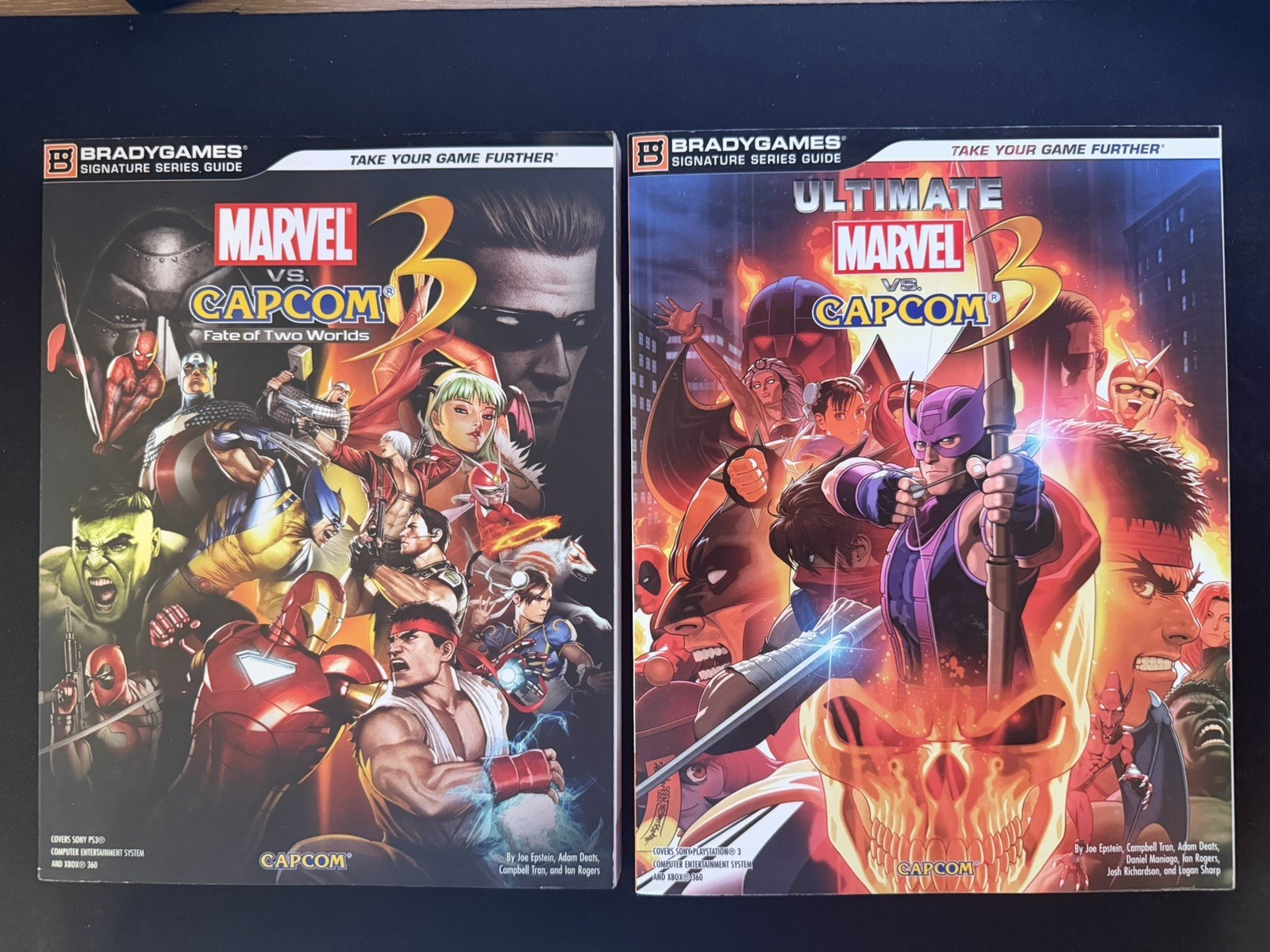 Fate / Ultimate Marvel Vs Capcom 3 Brady Strategy Guide Set of 2