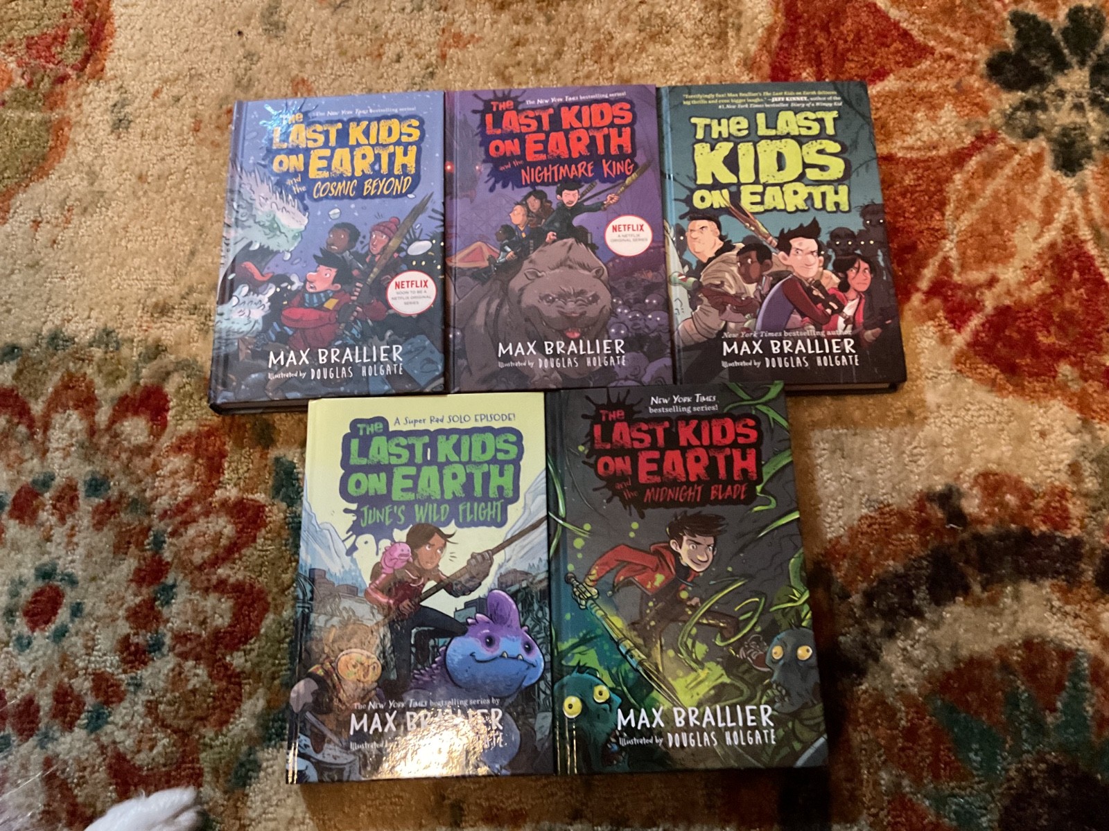 Lot of 5 LAST KIDS ON EARTH Series HCs Max Brallier