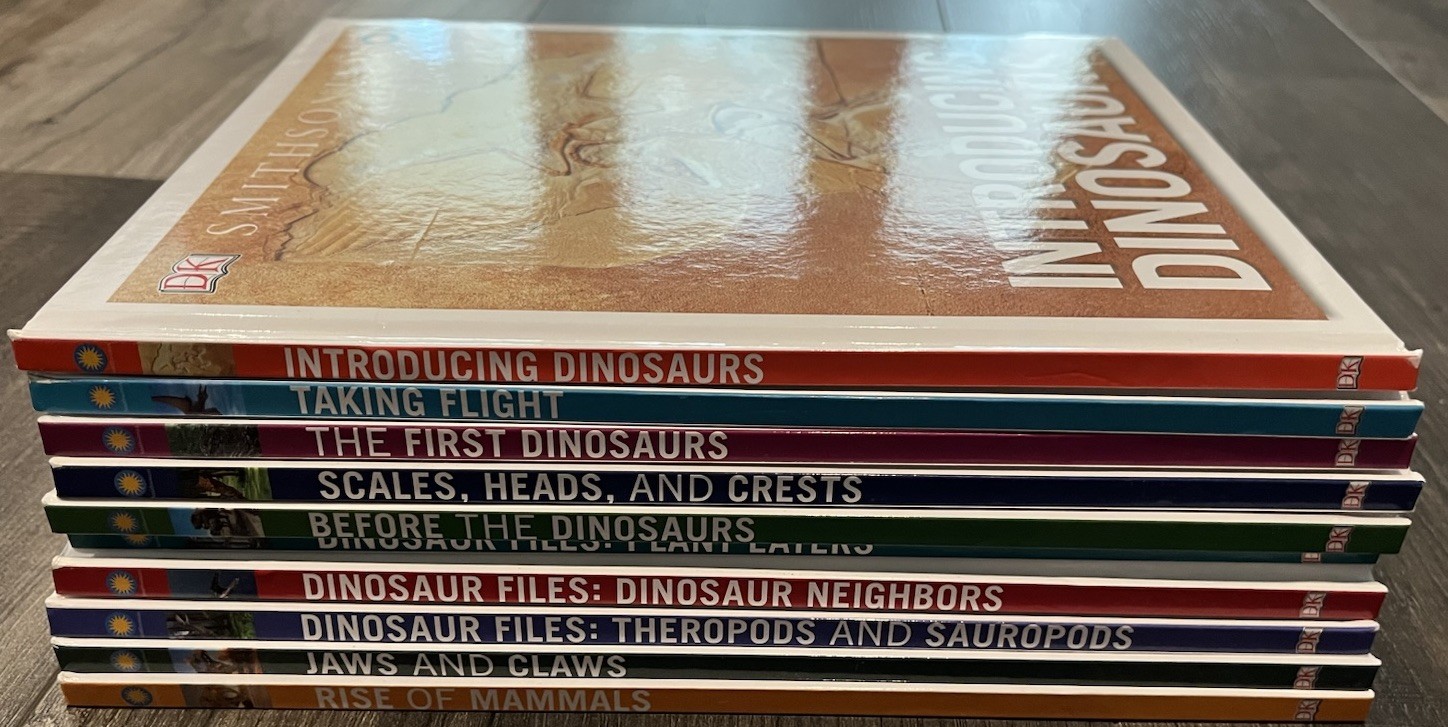 Lot 10 DK Smithsonian Introducing Dinosaurs Educational Children’s HC Books