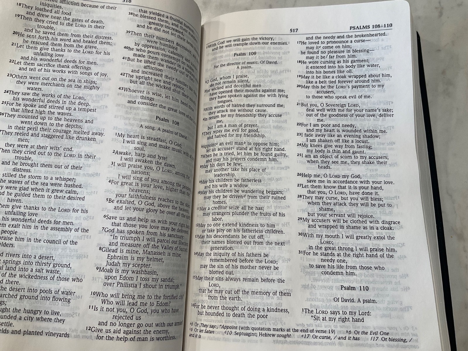 NIV Thinline Bible 1996 Navy Bonded Leather 1984 Text Original Box