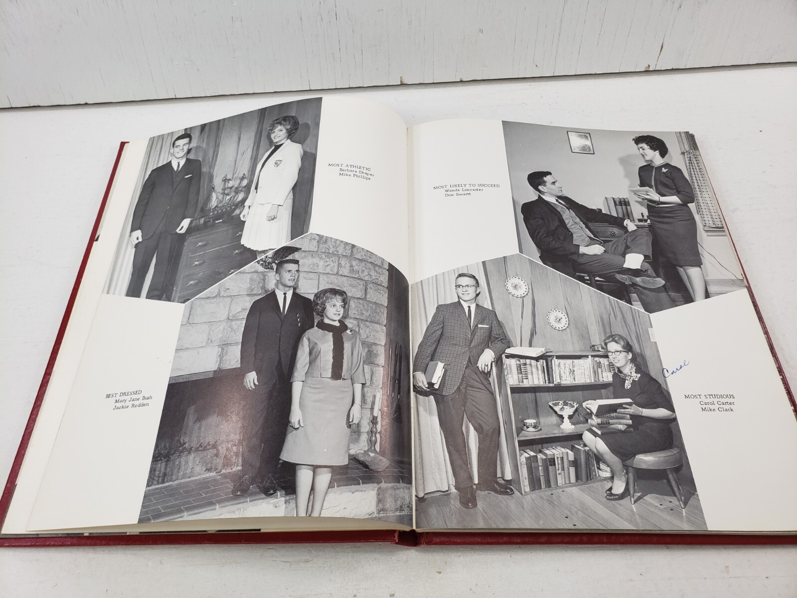 1963 DUPONT HIGH SCHOOL YEARBOOK, THE LEAVES OF HICKORY, HERMITAGE, TN
