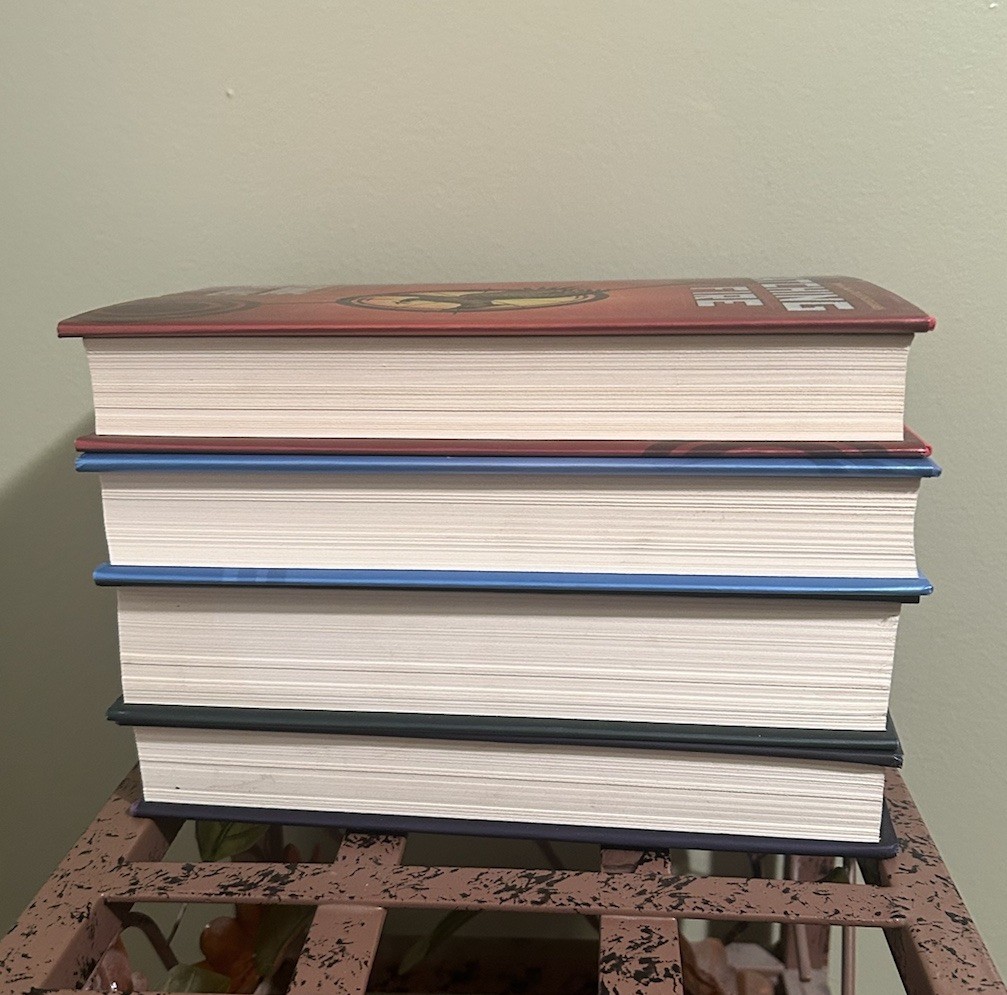 Hunger Games 4 Book Hardcover Lot Suzanne Collins Sunrise on the Reaping 1st Ed