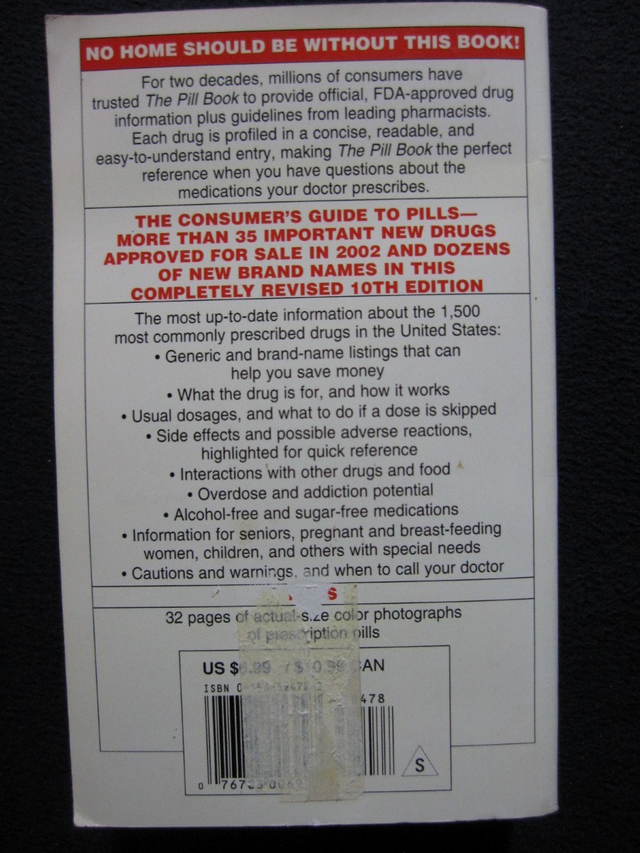 The Pill Book 10th Edition New and Revised [Paperback] Harold M. Silverman