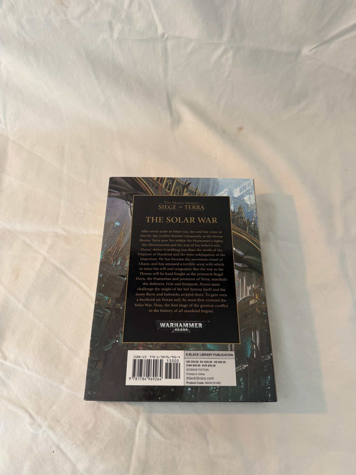 Siege of Terra: The Solar War (The Horus Heresy), John French, First Edition