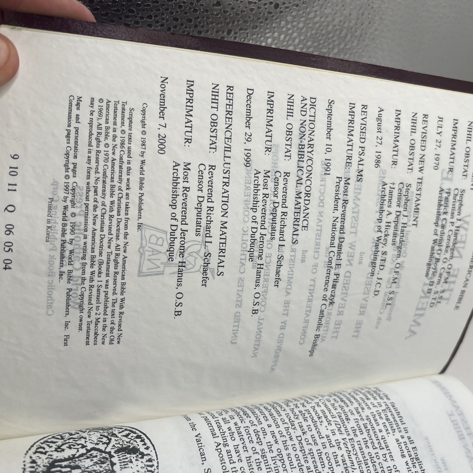 The New American Bible – Catholic World Press 2402BG Red Letter Edition