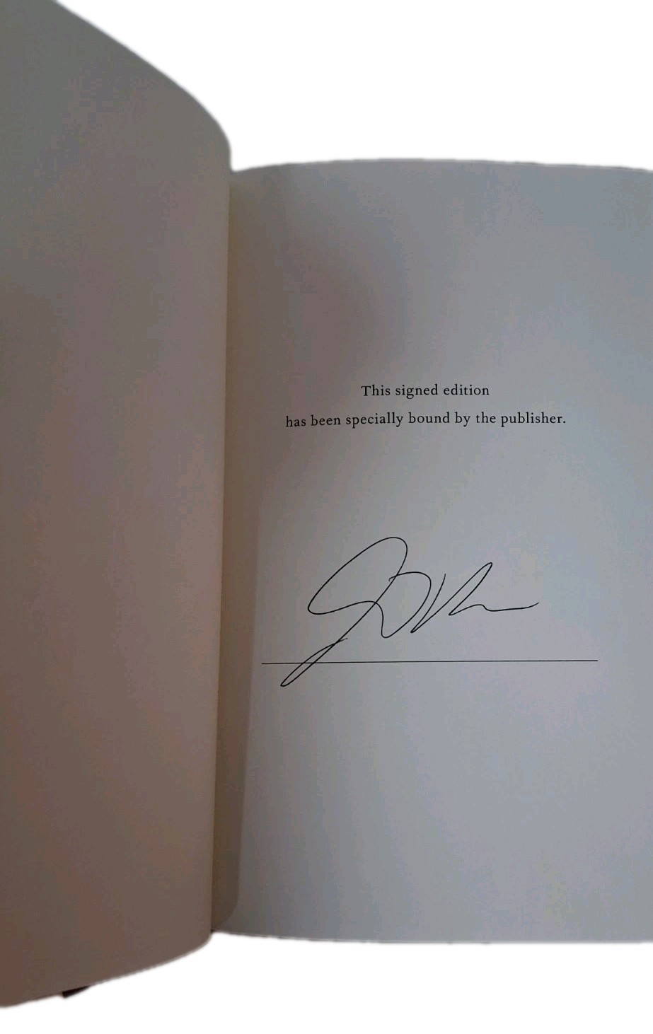 SIGNED Hillbilly Elegy Vice President JD Vance Hardcover No Inscription DJ NICE!