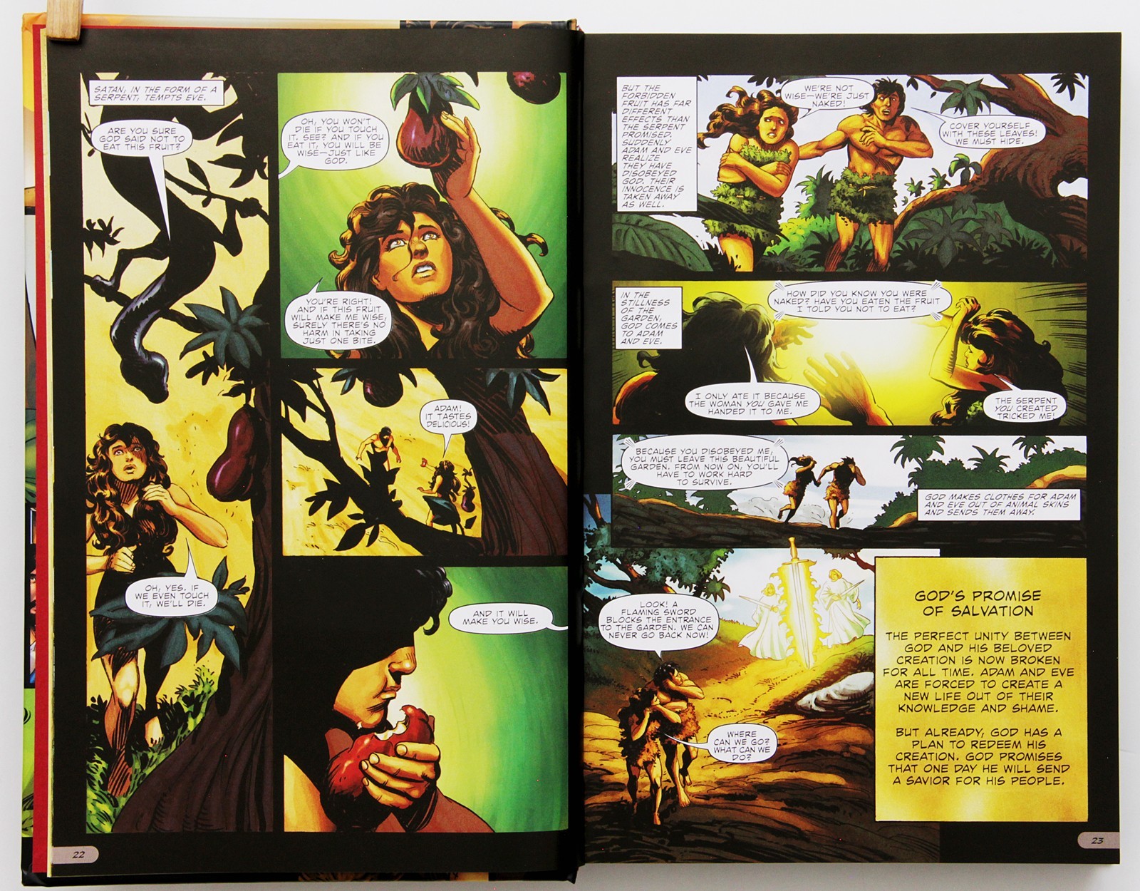 The Action Bible God’s Redemptive Story Illustrated by Sergio Cariello 2020 HC