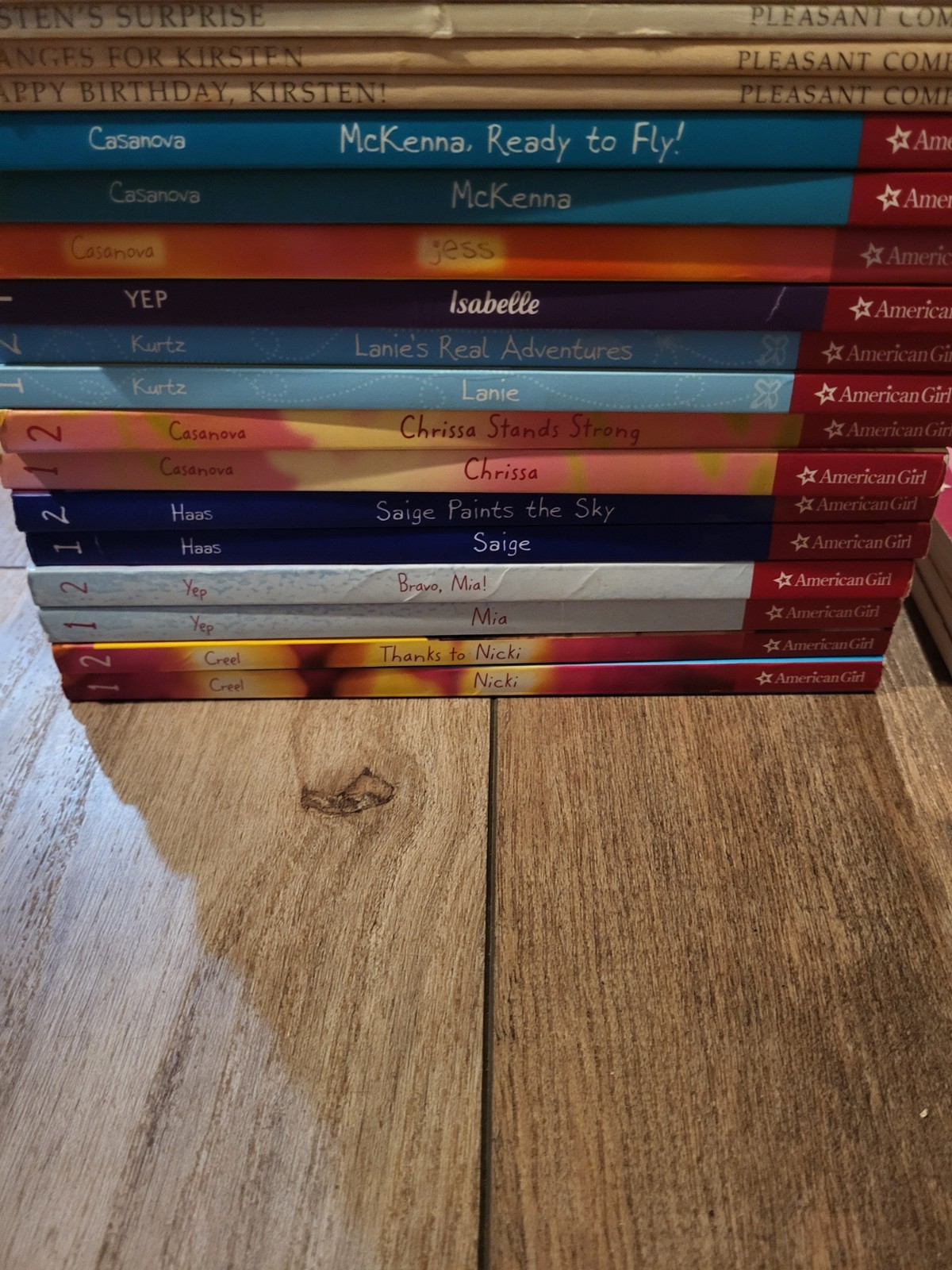 Lot Of 37 Various American Girl Books Beforever Kristen Molly Saige And More