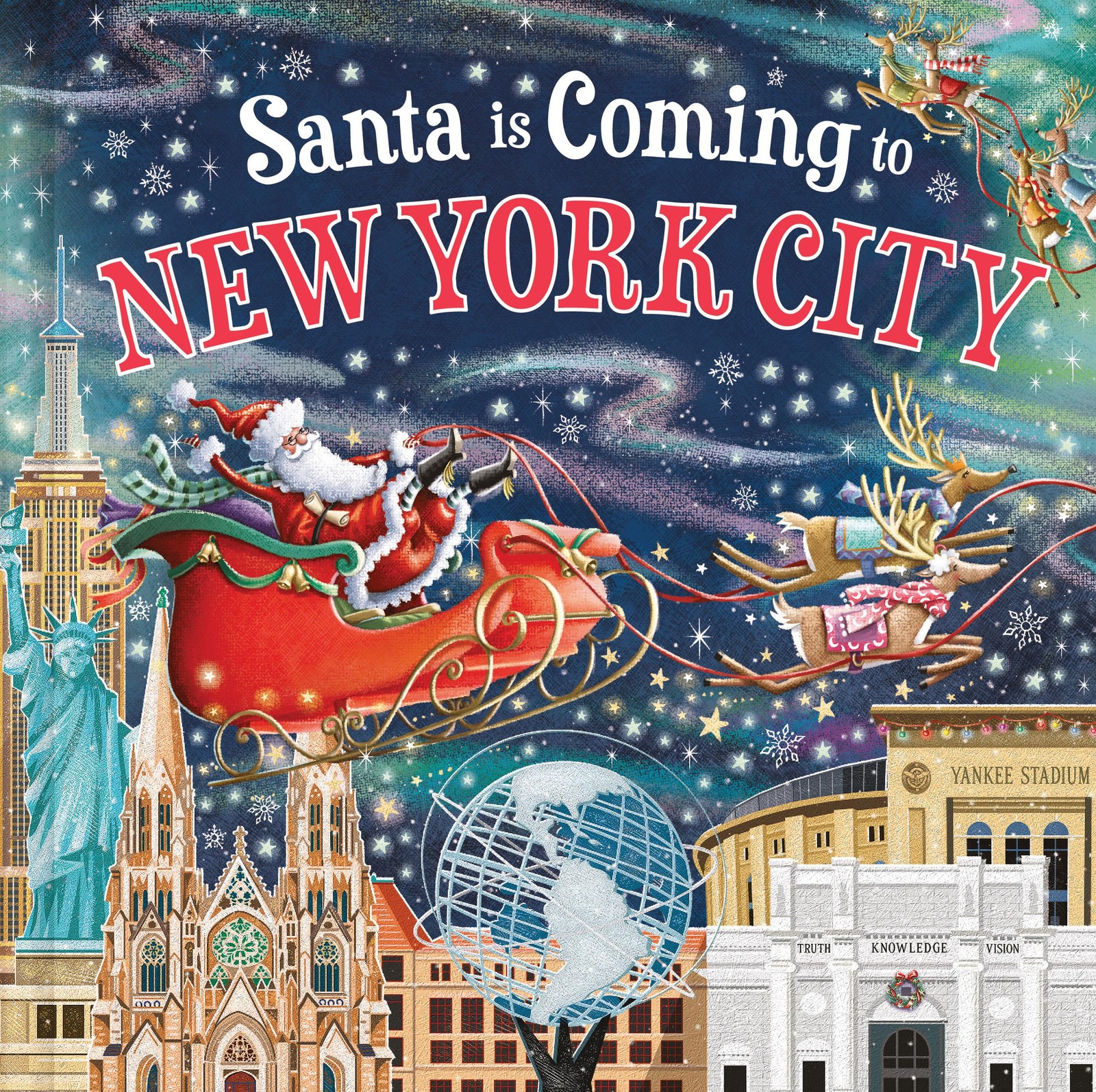 Santa Is Coming to New York City: A Christmas Adventure Tale and Fun Stockin…