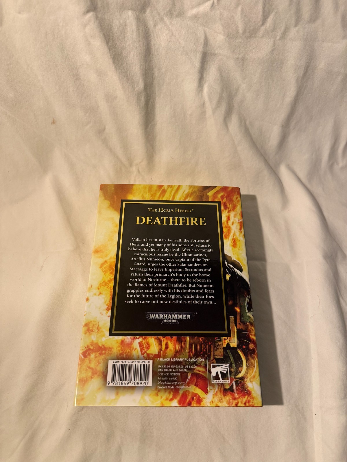 Horus Heresy – Deathfire: Into the Ruinstorm Nick Kyme Hardcover – Warhammer 40K