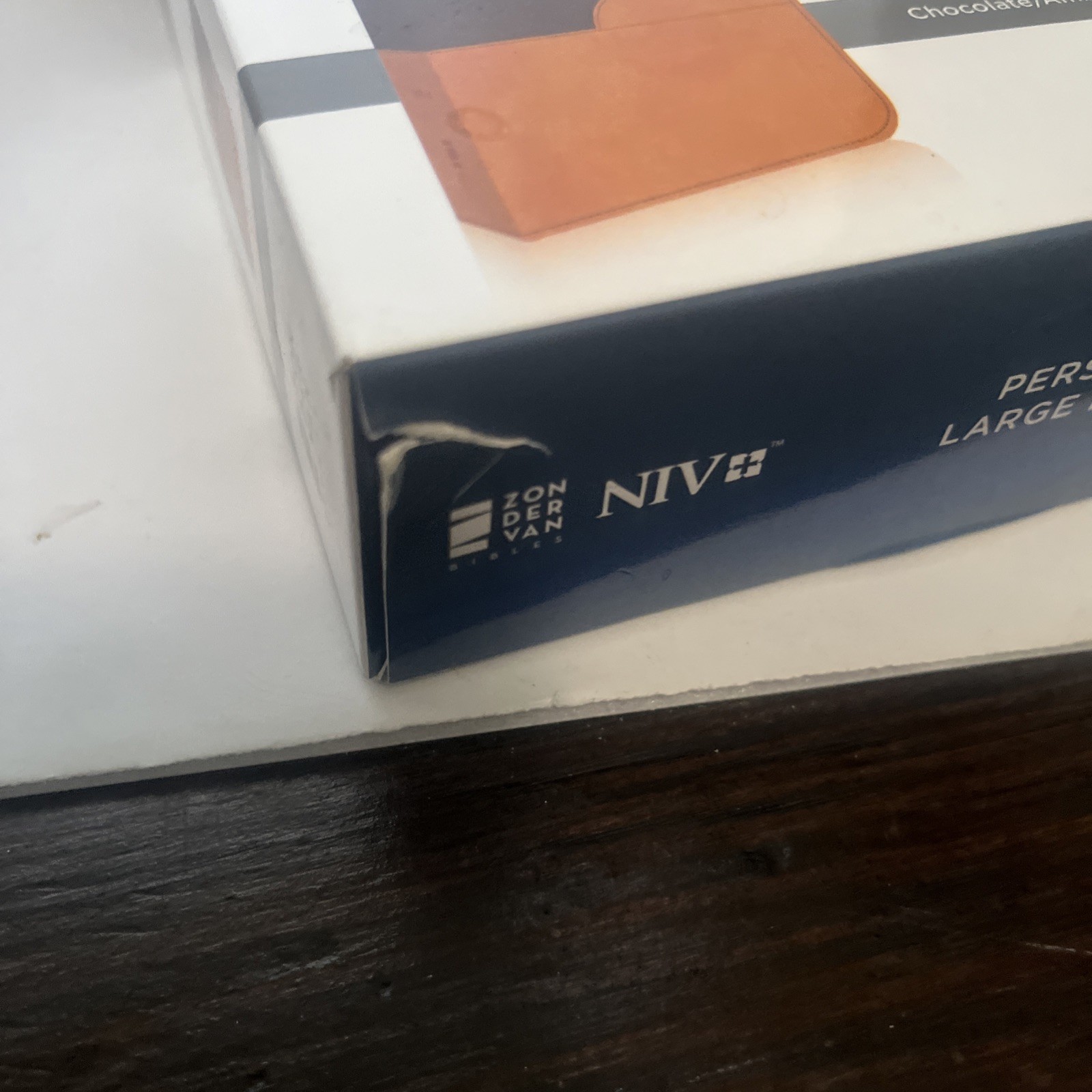 NIV Church Holy Bible Large Print By Zondervan 2011 Leather Soft Cover