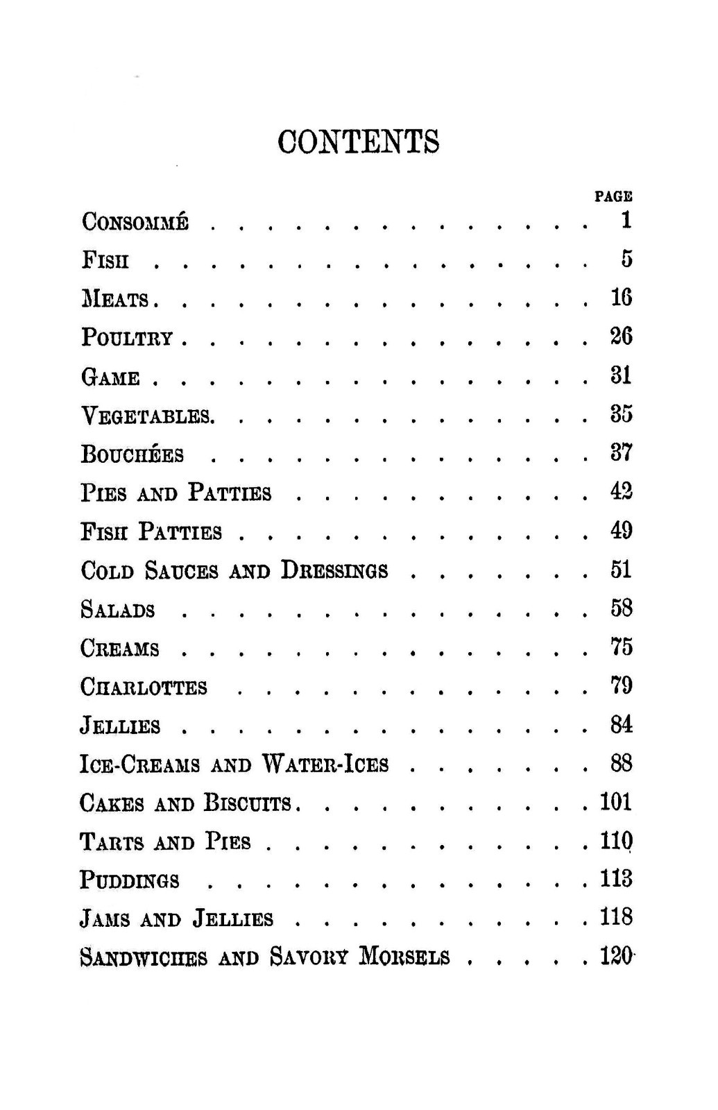 1896 Cold Dishes For Hot Weather Vintage Cook Book 135 Pages