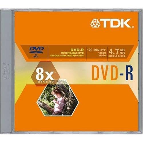 1PK DVD-R 8X 4.7GB in Jewel Case – Office Product – VERY GOOD