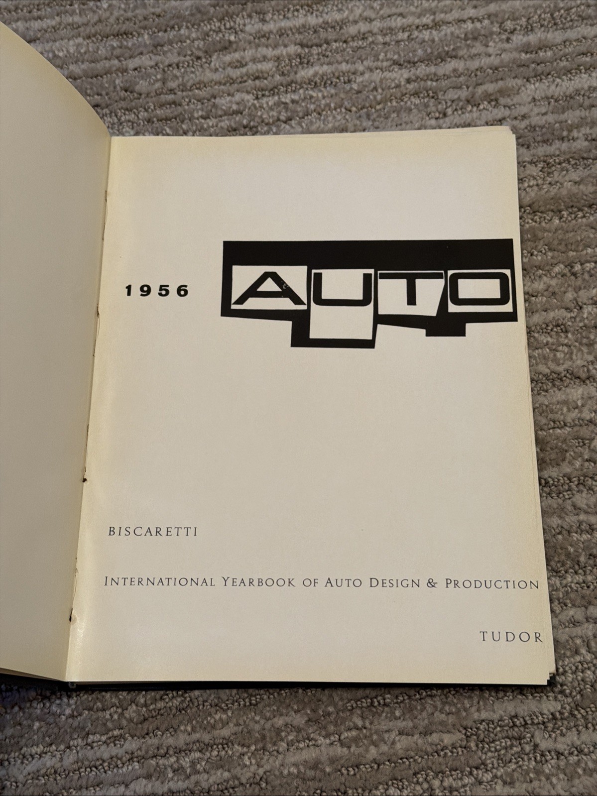 Auto 1956: International Yearbook of Auto Design and Production