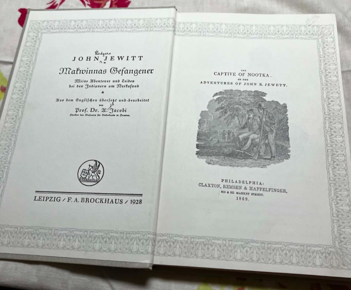 The Jewitt Narrative – Copy #1100 of 1522