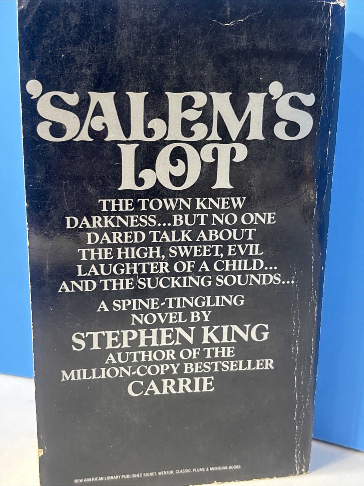 Vintage 1976 Salem’s Lot Stephen King Horror Paperback First Signet Printing