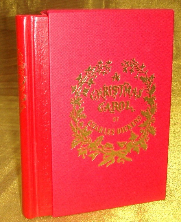 A CHRISTMAS CAROL Charles Dickens Fine Facsimile Edition & Slipcase – Gilt Edges