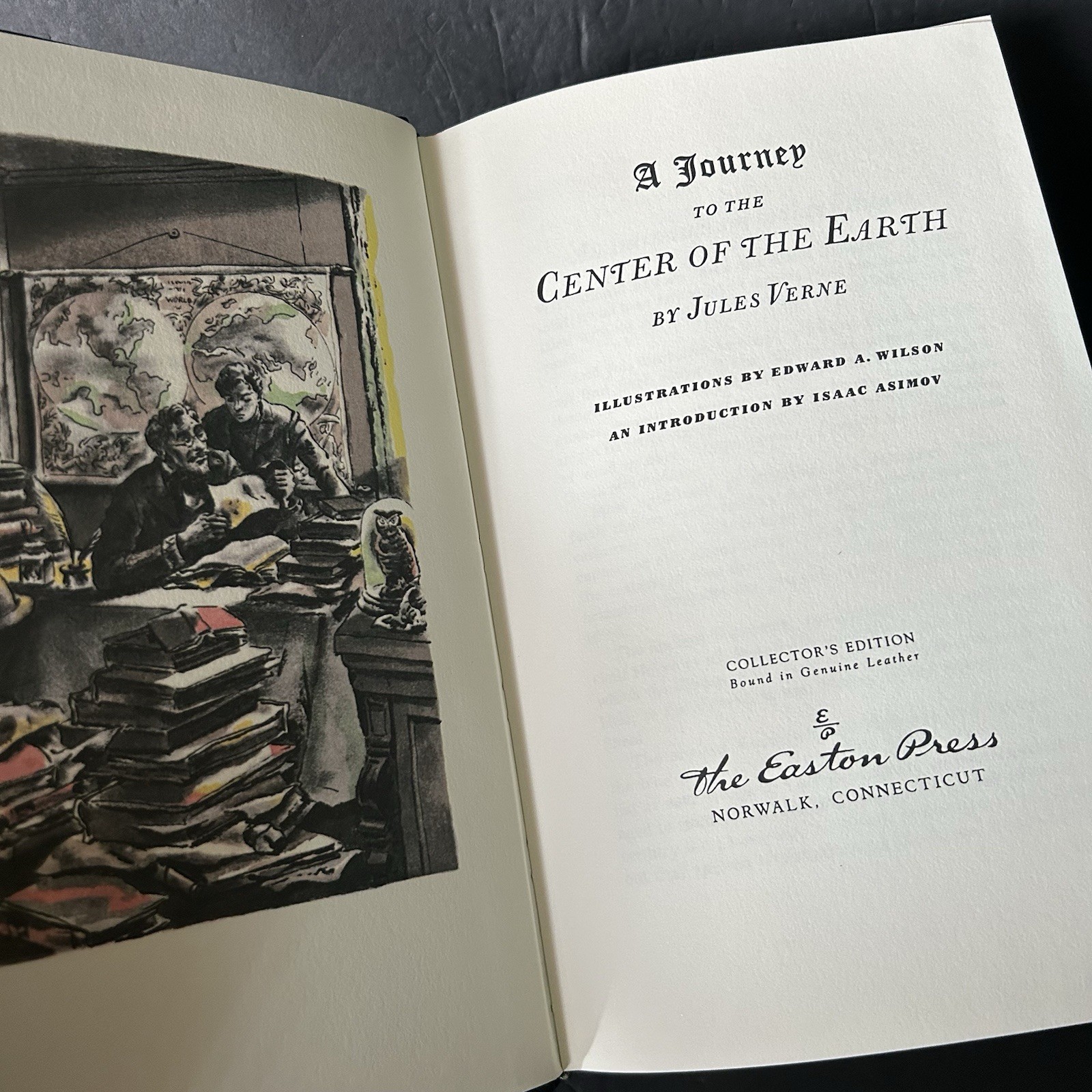 Easton Press Journey to the Center of the Earth Jules Verne Collector’s Edition
