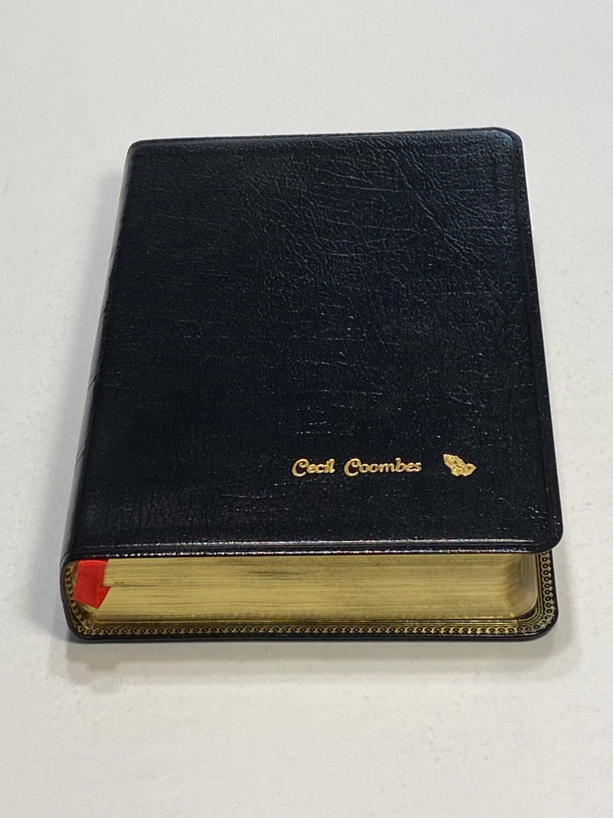 Nelson Imperial Reference Bible KJV “Black Khyber Kid Leather” Indexed 1972 #484