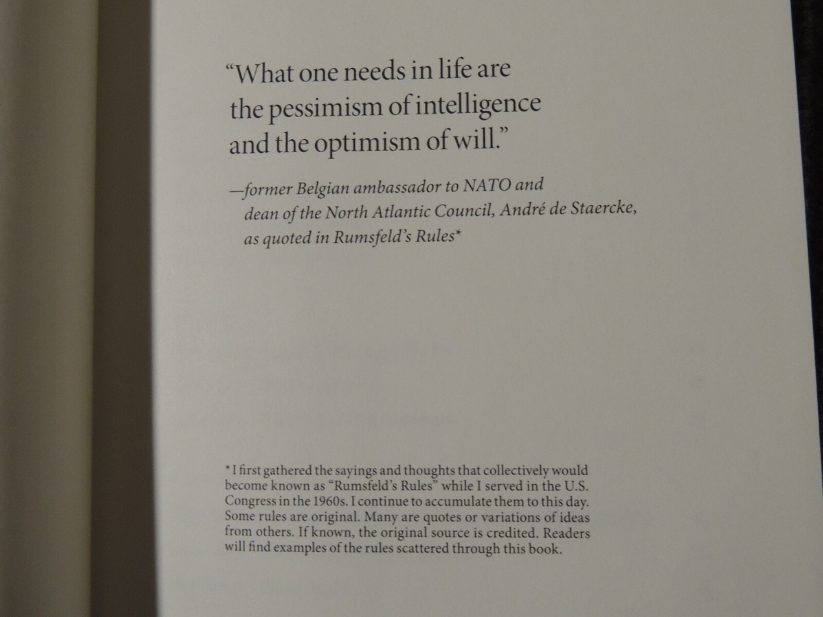 Known and Unknown A Memoir by Donald Rumsfeld 1st edition 1st printing SIGNED