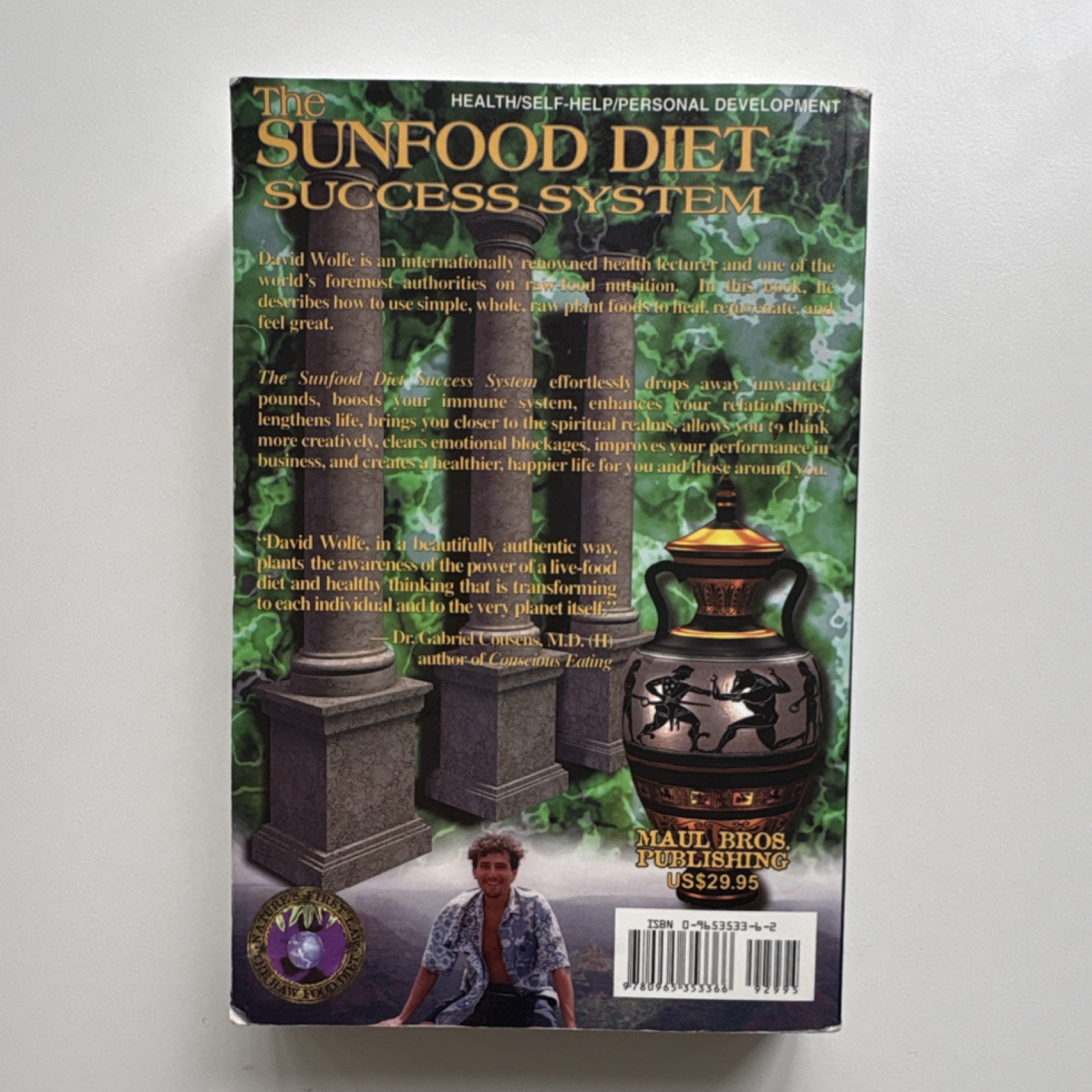 David Wolfe Sunfood Diet Success System Signed Personalized Paperback