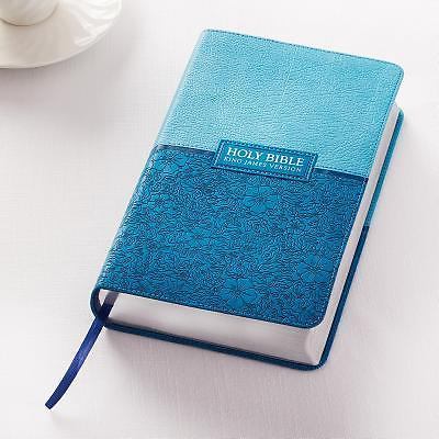 KJV Giant Print Lux-Leather Blue by Christian Art Publishers