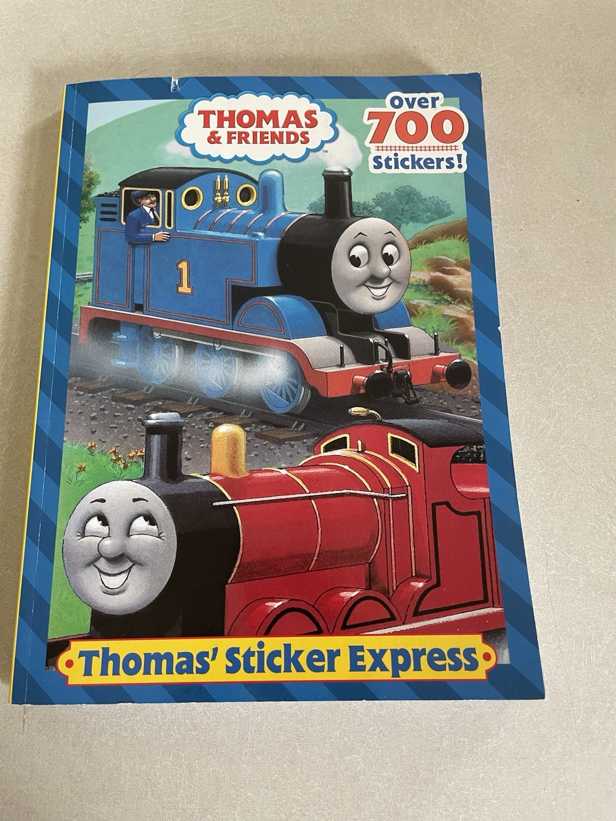 NEW SUPER RARE THOMAS & FRIENDS TRAIN STICKER EXPRESS 700 Stickers BOOK 2005
