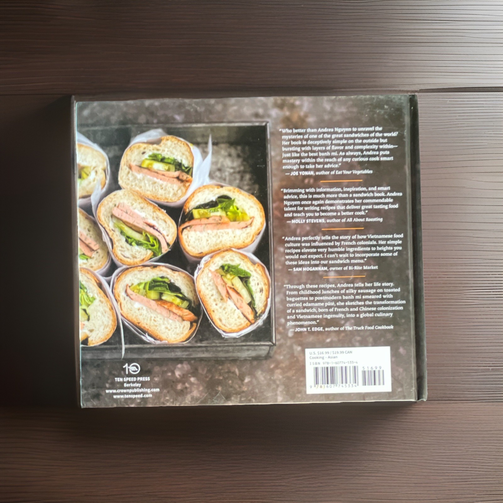 The Banh Mi Handbook Hardcover Cookbook by Andrea Nguyen, Ten Speed Press