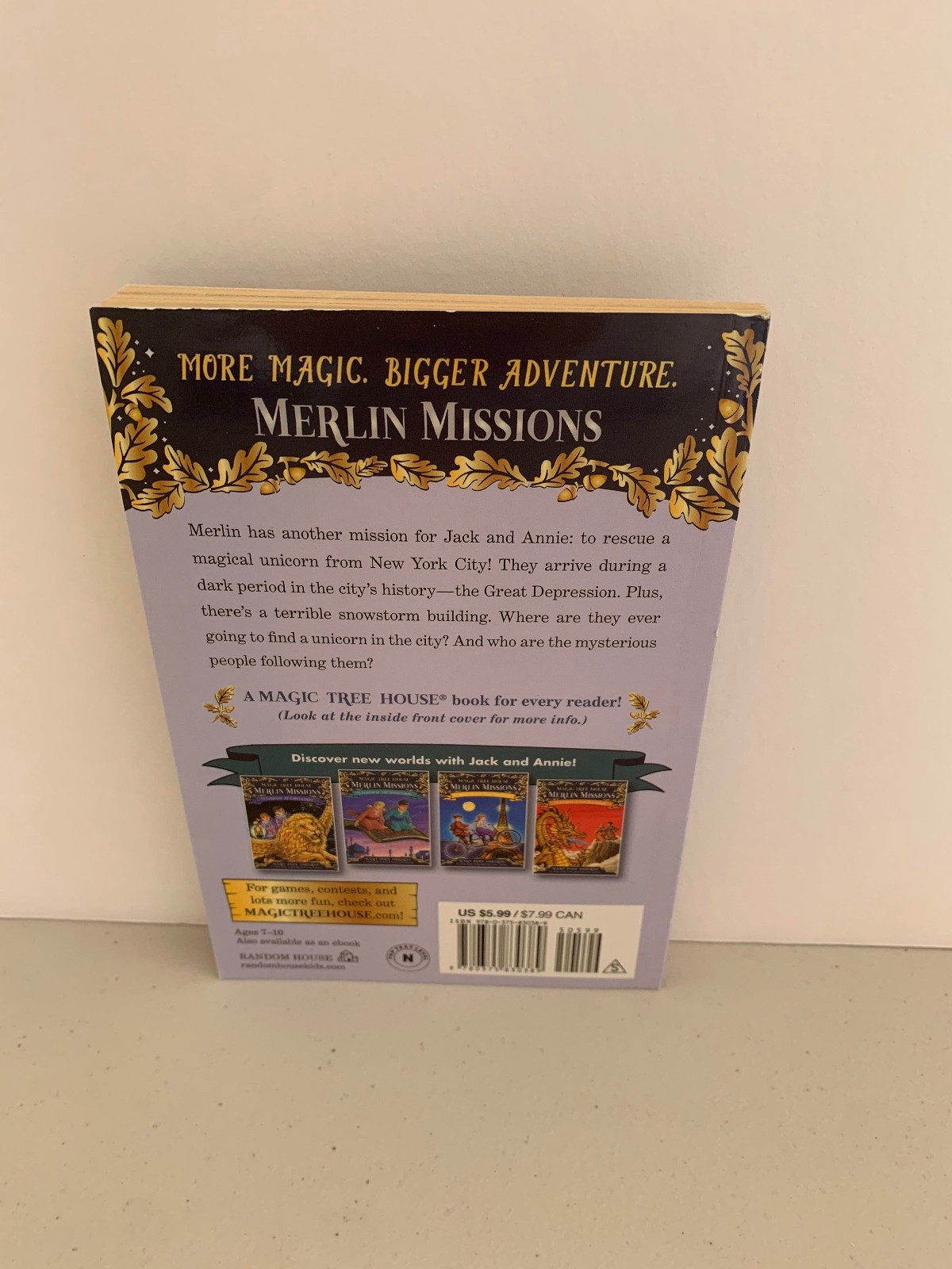 Magic Tree House Merlin Missions #8 Blizzard of the Blue Moon