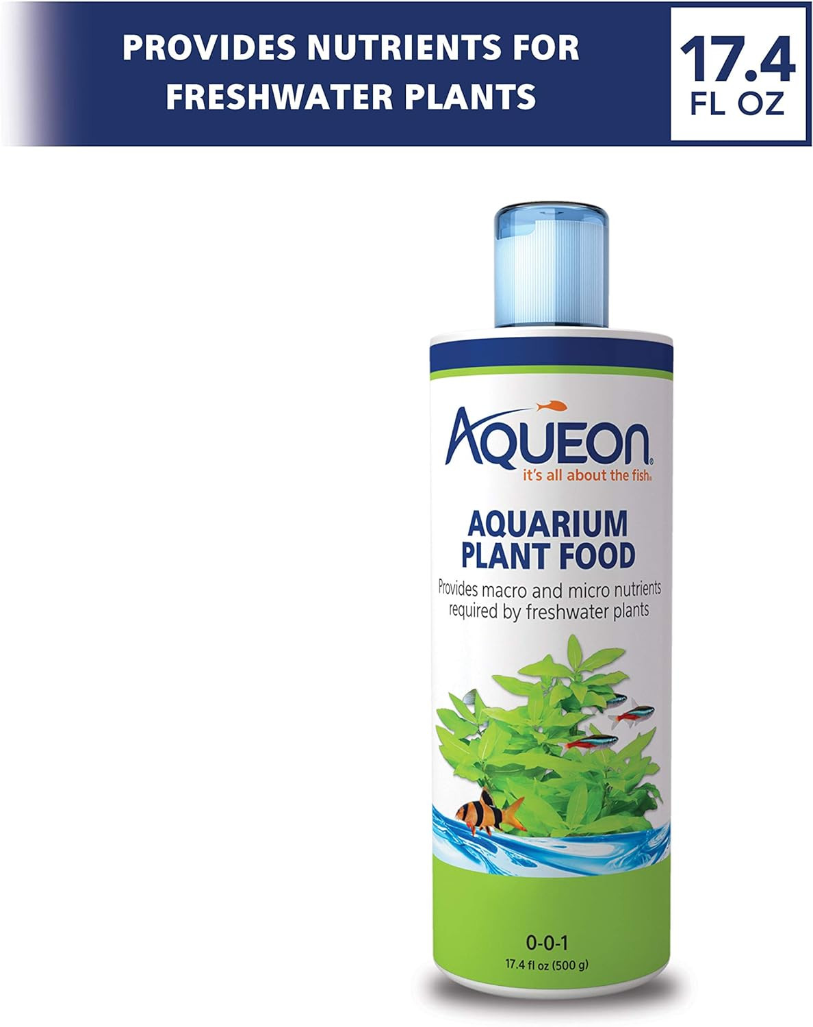 Aqueon Fish Tank Aquarium Plant Food, 17.4 oz Fl Oz (Pack of 1)