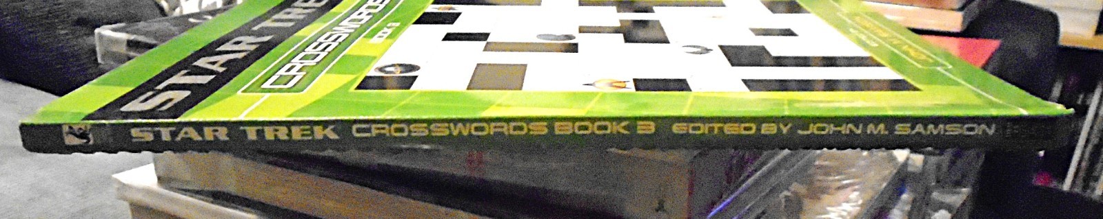 Very Rare Star Trek Crosswords Book 3 – John M. Samson – 2004 – Like New