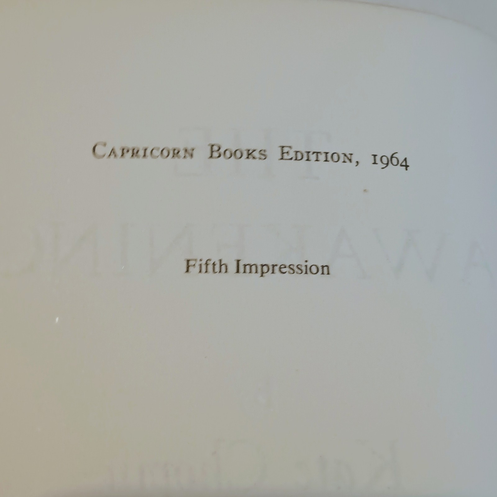 The Awakening-Kate Chopin-Capricorn Books-1964-Early Feminist Literature