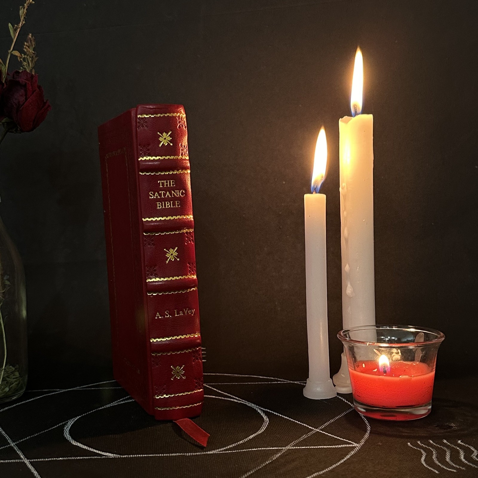 The Satanic Bible By La Vey, Anton [Premium Leather Bound]