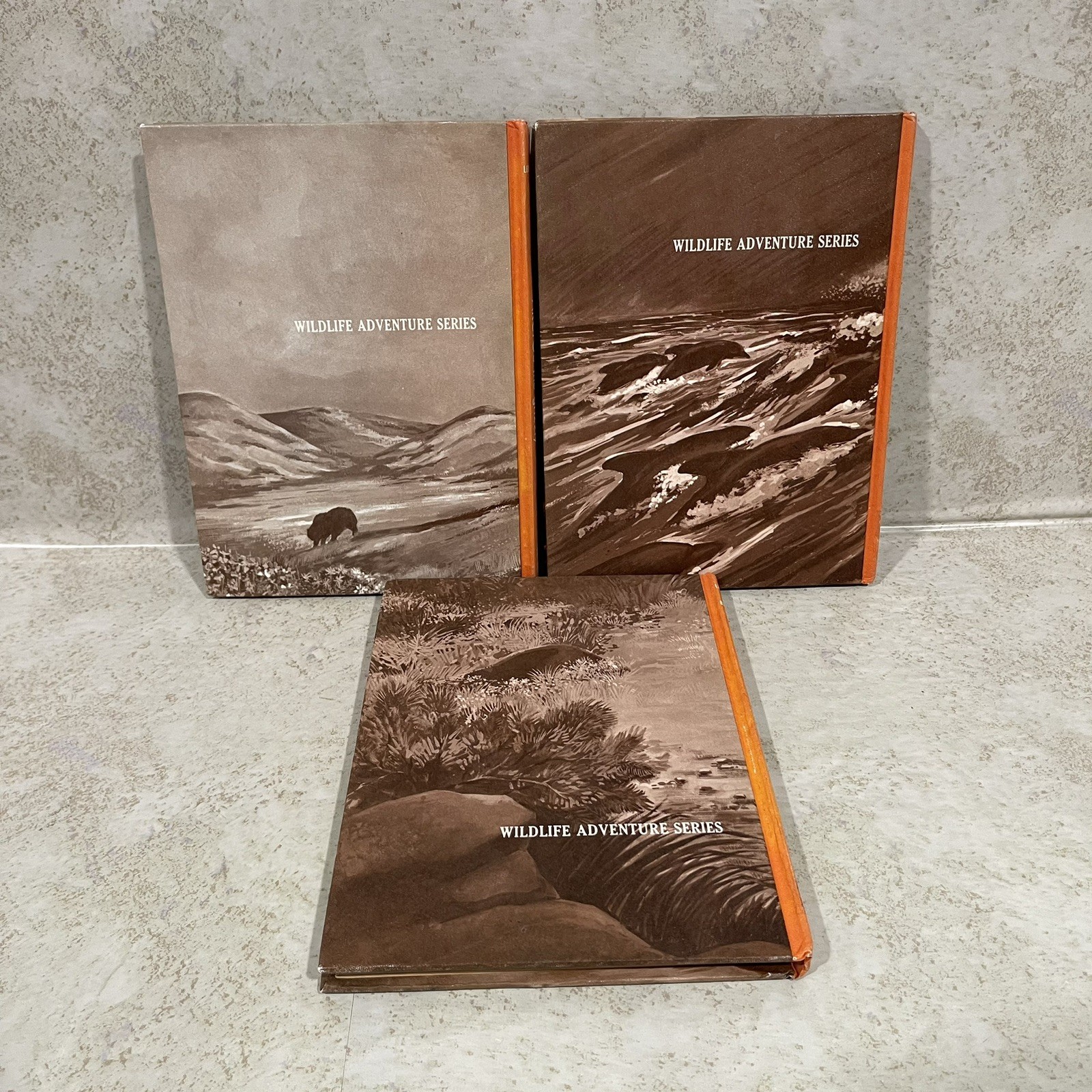 Lot of 3 California State Series Wildlife Adventure Books Hardcover 1969