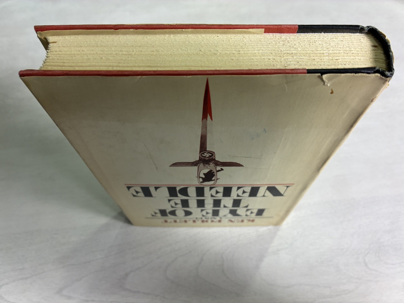 Eye of the Needle (1978) Ken Follett – G++ BCE HC/DJ Spy Thriller – Arbor House