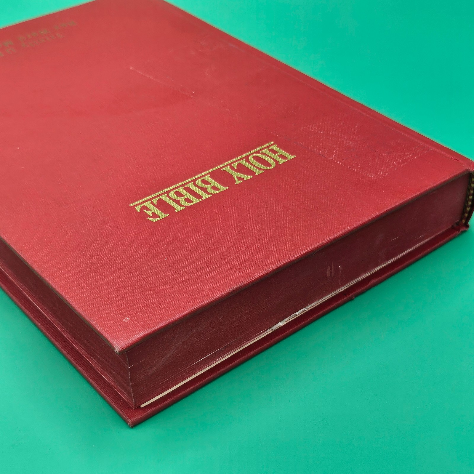 Holy Bible New Revised Standard Version 1989 Hardcover RED Excellent Condition