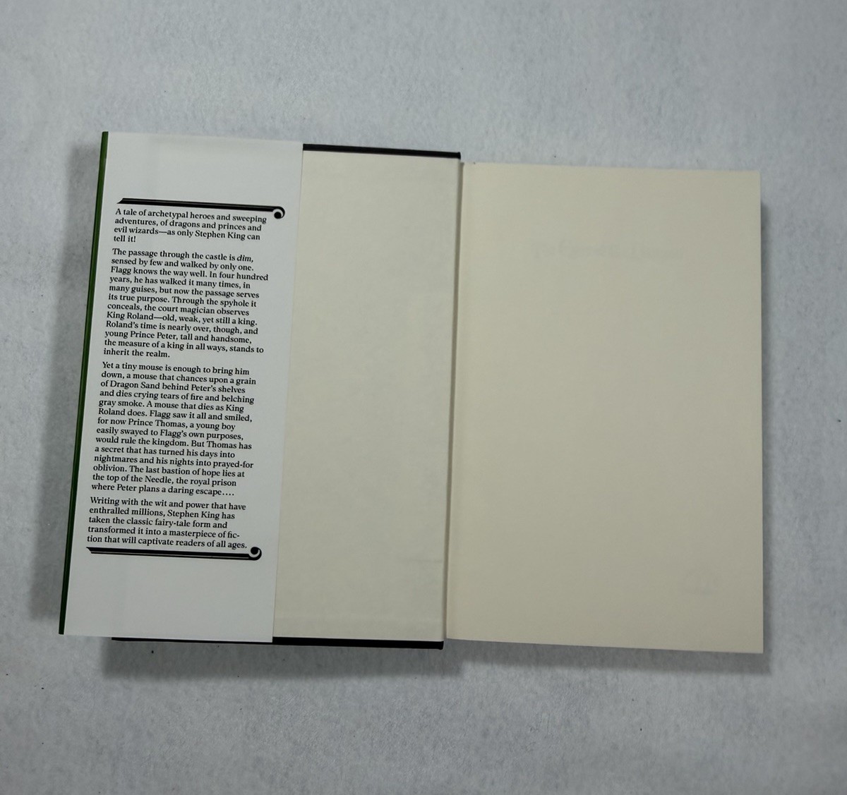 The Eyes of the Dragon by Stephen King HC 1987 With Dust Jacket 1st Edition