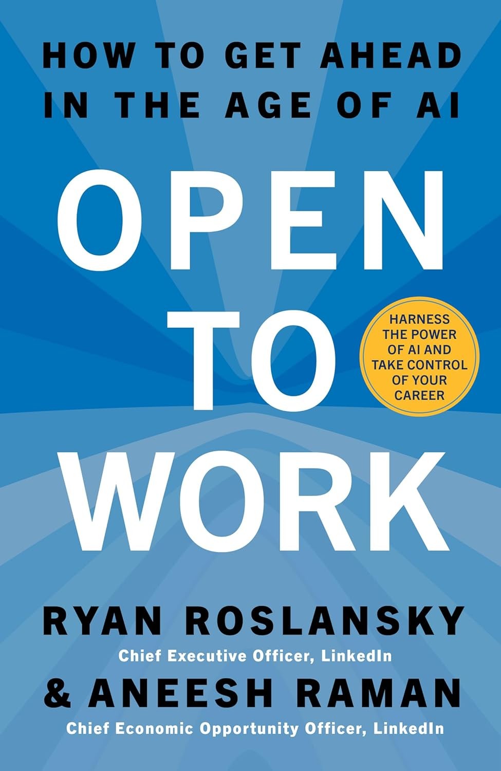 Open to Work: How to Get Ahead in the Age of Ai by Aneesh Raman NEW Hardcover