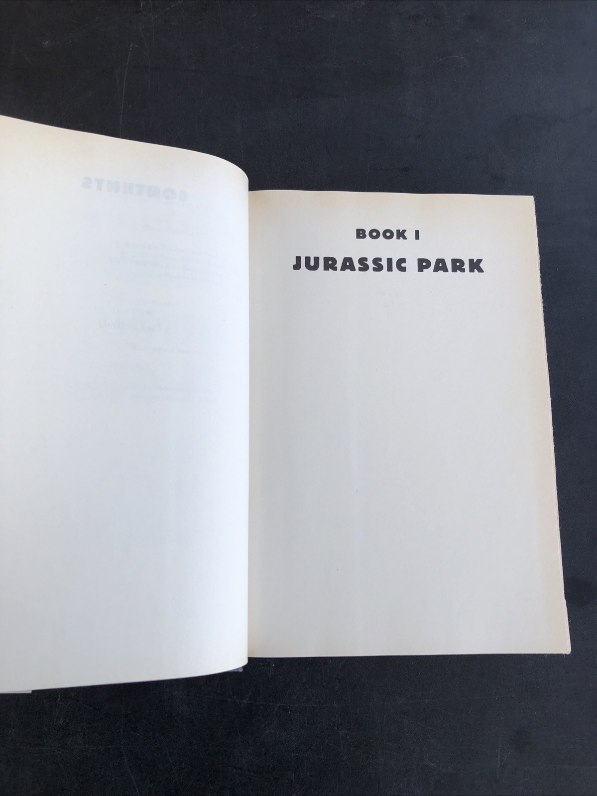 First Edition Michael Crichton’s Jurassic World 1997 Hardcover Deckled Pages