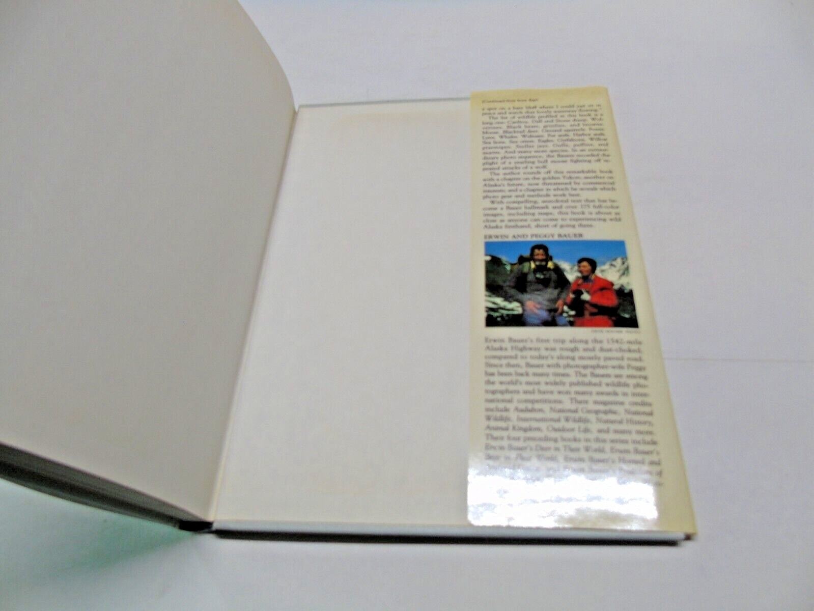 Wild Alaska An Outdooor Life Book by Erwin & Peggy Bauer 1988 Photos Base Maps