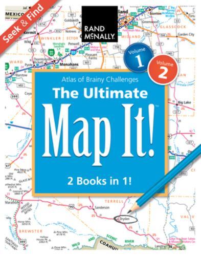 Rand Mcnally: the Ultimate Map It!(tm) Seek & Find Atlas of Brainy Challenges…