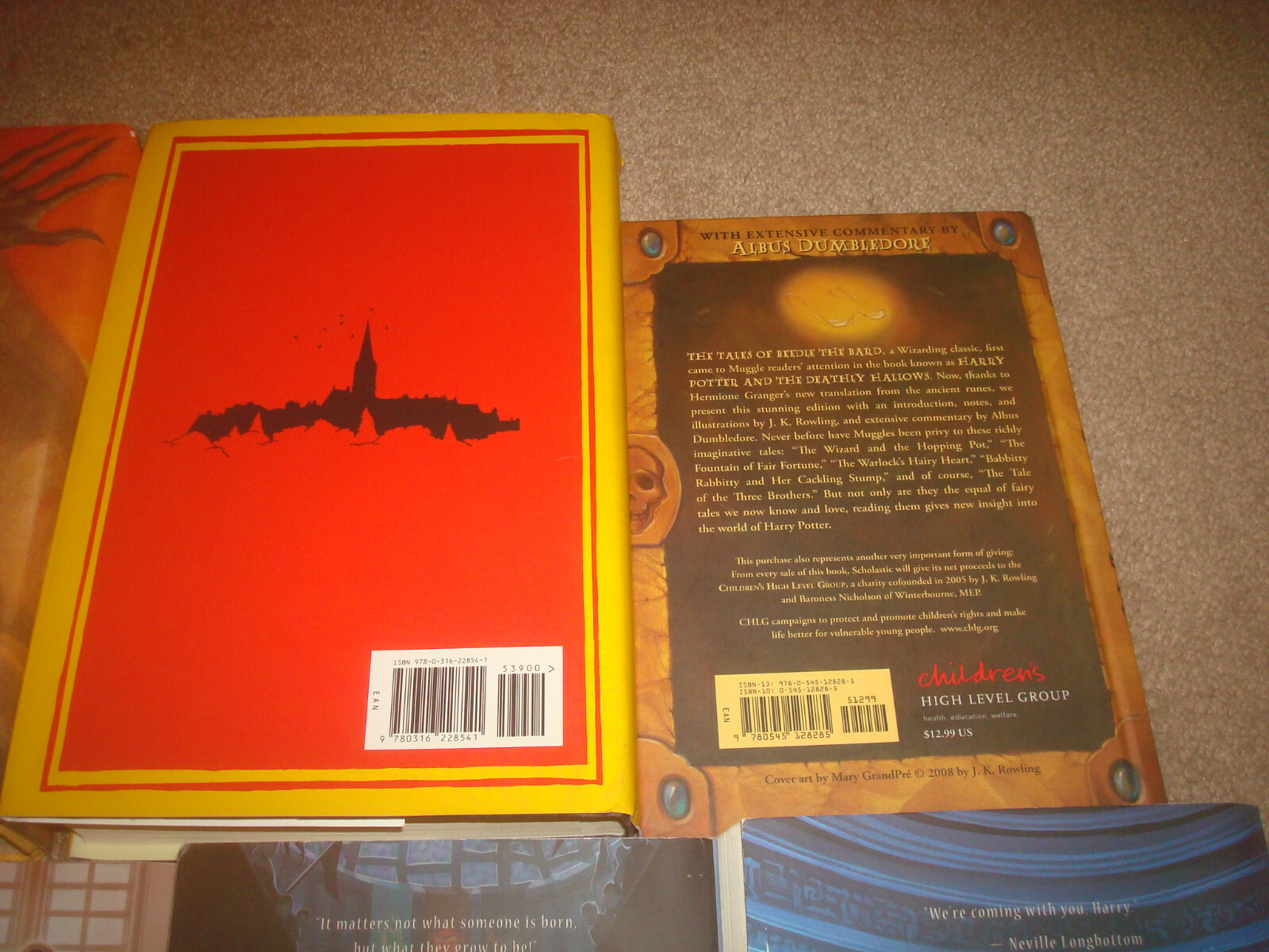 Harry Potter Book LOT Complete Series Set Beedle Bard Casual Vacancy J K Rowling