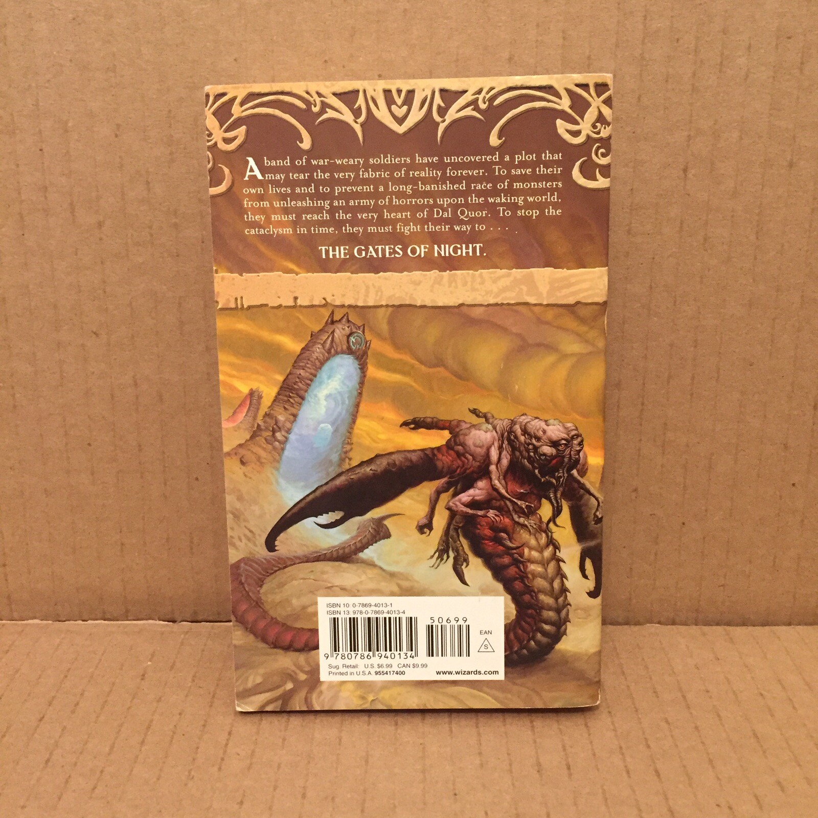The Gates of Night (Eberron) by Keith Baker 2006 Wizards of the Coast MMPB Good+
