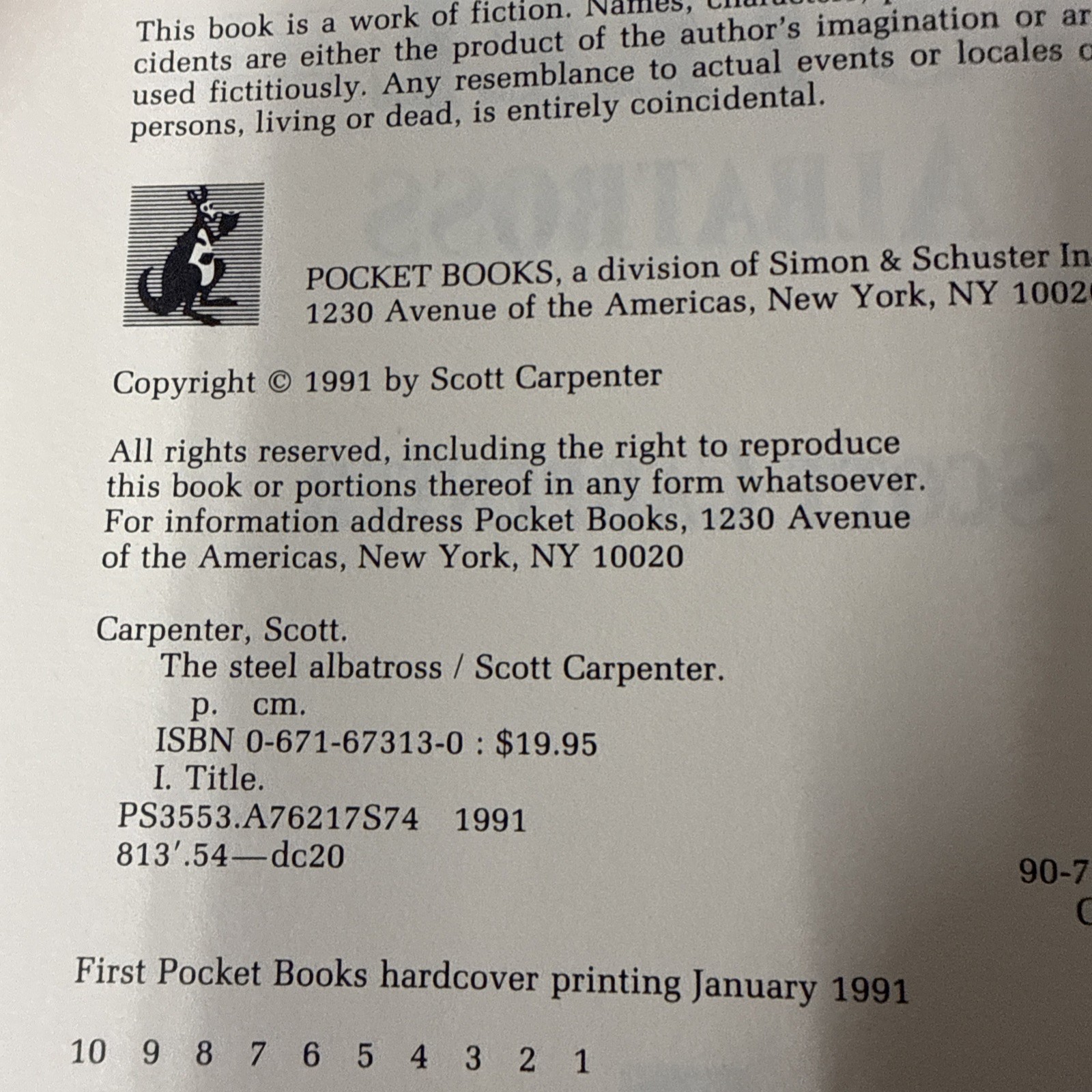 The Steel Albatross by Scott Carpenter 0671673130