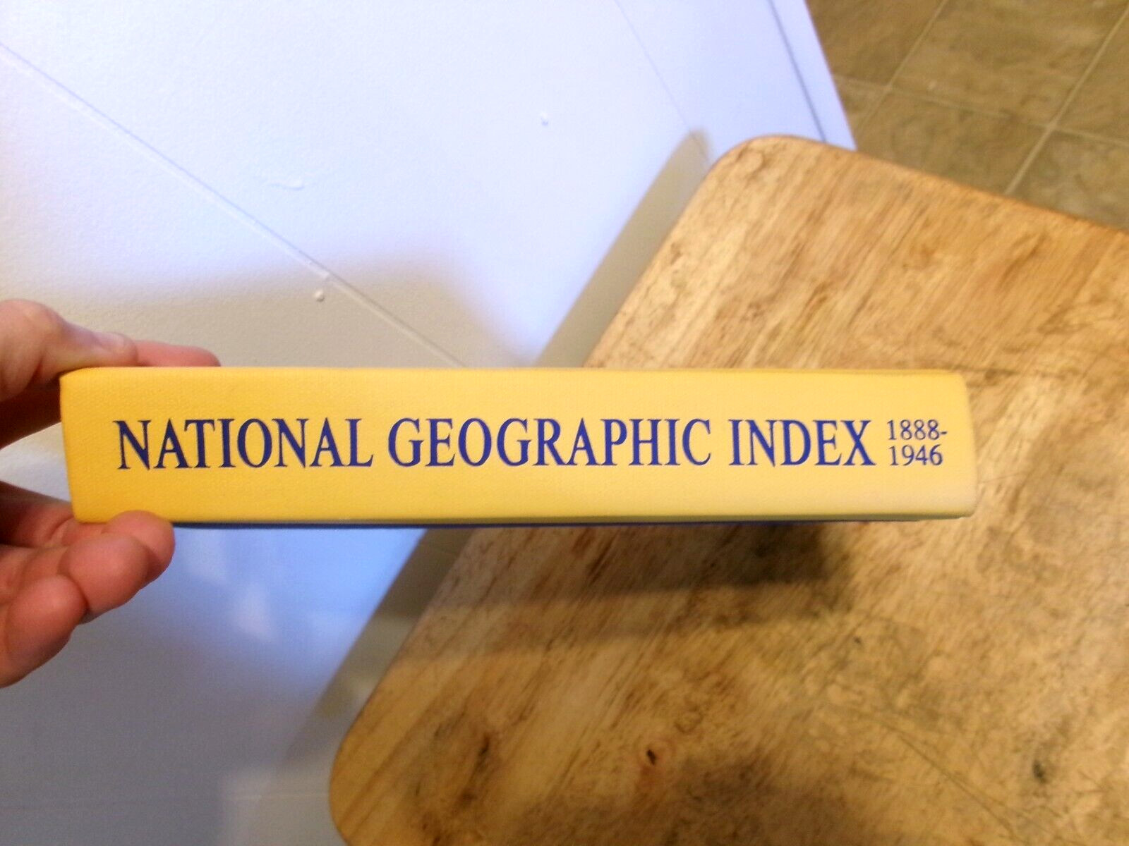 National Geographic Index 1888-1946 No Dust Jacket 697 Pages Hardcover 1967