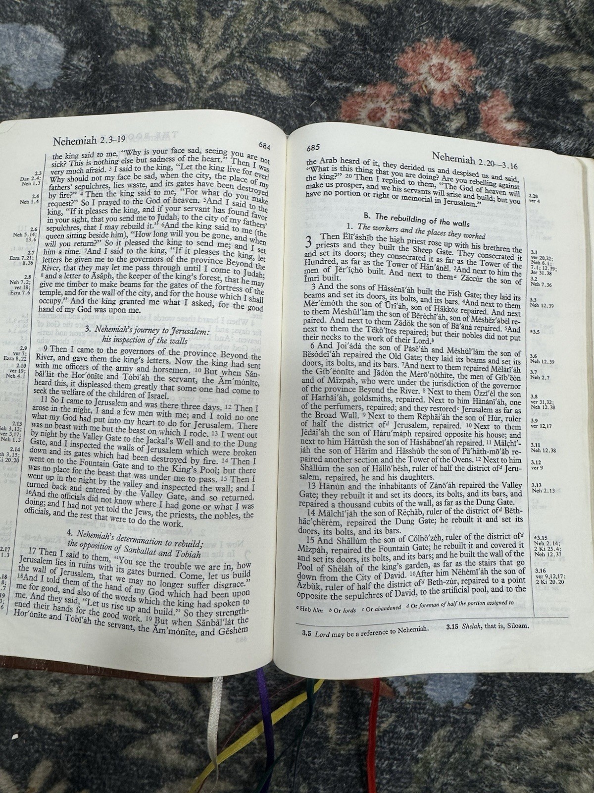 Harper Study Bible 1971 RSV Brown Cowhide Leather