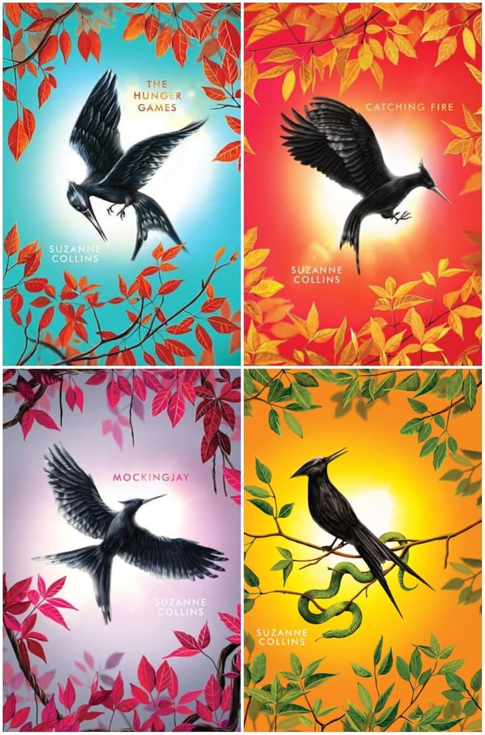 Hunger Games Deluxe Edition with Stenciled Edges 4 books Boxset Paperback